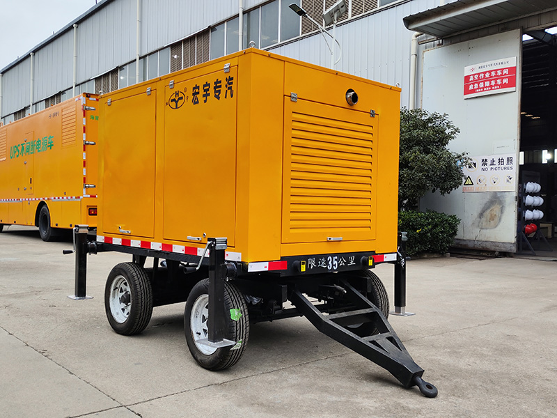拖挂式移动排涝泵车